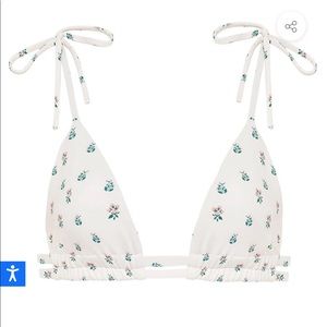 Montce Fruity Floral Palua Ties Top